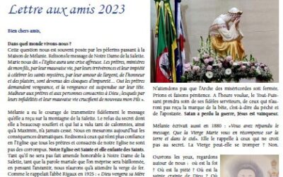 Lettre aux amis 2023