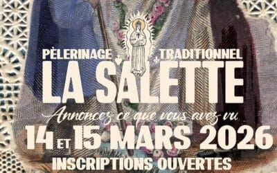Pèlerinage14 & 15 mars 2026